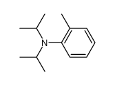N,N-diisopropyl(2-methylphenyl)amine结构式