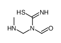 (9ci)-n-甲酰基-n-[(甲基氨基)甲基]-硫脲结构式