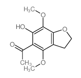 1-(6-hydroxy-4,7-dimethoxy-2,3-dihydrobenzofuran-5-yl)ethanone Structure