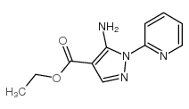 ETHYL5-AMINO-1-(PYRIDIN-2-YL)-1H-PYRAZOLE-4-CARBOXYLATE Structure