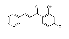 α-Methyl-2'-hydroxy-4'-methoxychalcon结构式