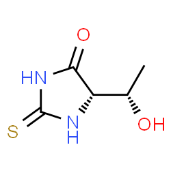 4-Imidazolidinone, 5-(1-hydroxyethyl)-2-thioxo-, [S-(R*,R*)]- (9CI) picture