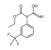 N-(Aminocarbonyl)-N-[3-(trifluoromethyl)phenyl]carbamic acid ethyl ester结构式