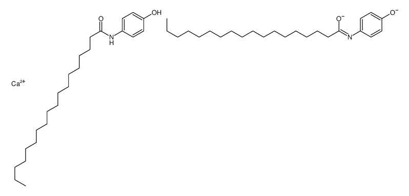 calcium,4-(octadecanoylamino)phenolate结构式