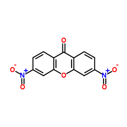 3,6-Dinitro-9H-xanthen-9-one结构式