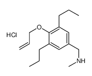 methyl-[(4-prop-2-enoxy-3,5-dipropylphenyl)methyl]azanium,chloride结构式