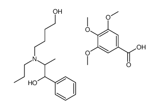 α-[1-[N-(4-Hydroxybutyl)-N-propylamino]ethyl]benzyl=3,4,5-trimethoxybenzoate结构式