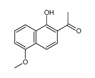 1-(1-hydroxy-5-methoxynaphthalen-2-yl)ethanone结构式