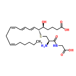 Leukotriene D4 structure