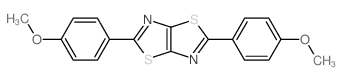 2,5-bis(4-methoxyphenyl)-[1,3]thiazolo[5,4-d][1,3]thiazole结构式