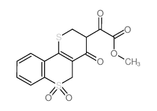 Methyl (6,6-dioxido-4-oxo-3,4-dihydro-2H,5H-thiopyrano[3,2-c]thiochromen-3-yl)(oxo)acetate Structure