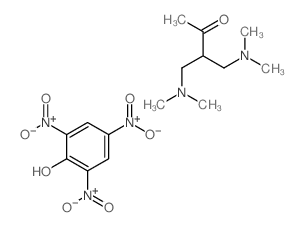 4-(dimethylamino)-3-[(dimethylamino)methyl]butan-2-one,2,4,6-trinitrophenol Structure