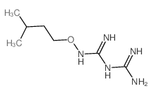 2-(N-(3-methylbutoxy)carbamimidoyl)guanidine structure