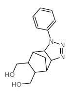 4,7-Methano-1H-1,2,3-benzotriazole-5,6-dimethanol, 3a,4,5,6,7,7a-hexahydro-1-phenyl-结构式