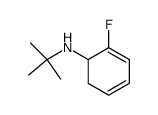 N-(tert-butyl)-2-fluorocyclohexa-2,4-dien-1-amine结构式
