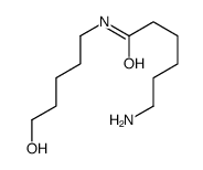 6-amino-N-(5-hydroxypentyl)hexanamide结构式