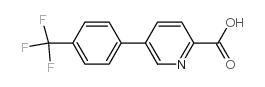 5-(4-(Trifluoromethyl)phenyl)picolinic acid Structure
