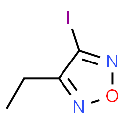 1,2,5-Oxadiazole,3-ethyl-4-iodo-(9CI) structure