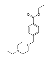 ethyl 4-[2-(diethylamino)ethoxymethyl]benzoate Structure