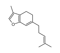 3-methyl-6-(4-methylpent-3-enyl)-4,5-dihydro-1-benzofuran Structure