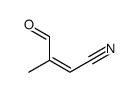 3-methyl-4-oxobut-2-enenitrile Structure