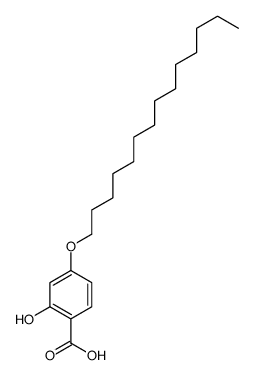 2-hydroxy-4-tetradecoxybenzoic acid结构式