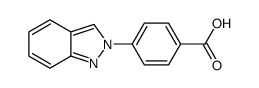 p-(2H-Indazol-2-yl)-benzoic acid structure