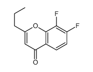 7,8-difluoro-2-propylchromen-4-one Structure