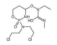 1-[[2-[bis(2-chloroethyl)amino]-2-oxo-1,3,2λ5-oxazaphosphinan-4-yl]oxy]-1-ethyl-3-methylurea结构式