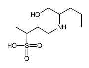 4-(1-hydroxypentan-2-ylamino)butane-2-sulfonic acid Structure