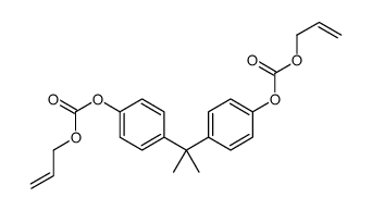 [4-[2-(4-prop-2-enoxycarbonyloxyphenyl)propan-2-yl]phenyl] prop-2-enyl carbonate结构式