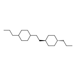 4-Propyl-[2-(trans-4-propylcyclohexyl)ethyl]cyclohexane结构式