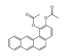 Acetic acid 2-acetoxy-benzo[a]anthracen-1-yl ester结构式