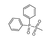 (methylsulfonyl)diphenylphosphine oxide结构式