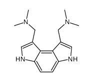 1,8-Bis(dimethylaminomethyl)-3H,6H-pyrrolo[3,2-e]indole Structure