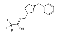 N-[(1-benzylpyrrolidin-3-yl)methyl]-2,2,2-trifluoroacetamide Structure