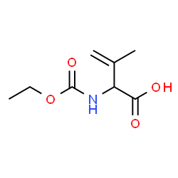 3-Butenoic acid,2-[(ethoxycarbonyl)amino]-3-methyl-结构式