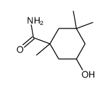 5-hydroxy-1,3,3-trimethyl-cyclohexane-carboxylic acid amide Structure