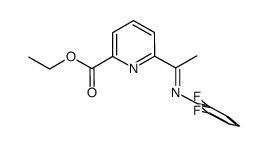 ethyl 6-[1-((2,6-difluorophenyl)imino)ethyl]pyridine-2-carboxylate结构式
