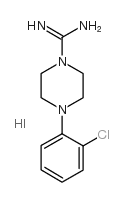 4-(2-CHLOROPHENYL)PIPERAZINE-1-CARBOXIMIDAMIDE HYDROIODIDE结构式