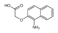 [(1-amino-2-naphthyl)oxy]acetic acid structure