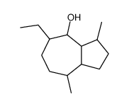 1,4-Dimethyl-7-aethyl-bicyclo(5.3.0)decanol-(8)结构式