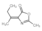 5(4H)-Oxazolone,2-methyl-4-(1-methylpropylidene)-,(E)-(9CI)结构式