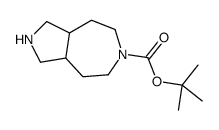OCTAHYDRO-PYRROLO[3,4-D]AZEPINE-6-CARBOXYLICACIDTERT-BUTYLESTER Structure