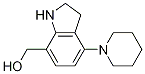 1H-Indole-7-Methanol,2,3-dihydro--4-piperidinyl- Structure