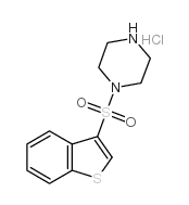 4-(苯并[b]噻吩-3-磺酰基)-哌嗪盐酸盐图片