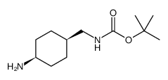 cis-4-(Boc-aminomethyl)cyclohexylamine structure
