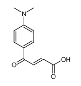 2-Butenoic acid, 4-(4-(dimethylamino)phenyl)-4-oxo-, (E)- structure