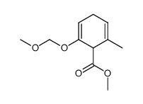 methyl 2-(methoxymethoxy)-6-methylcyclohexa-2,5-diene-1-carboxylate Structure