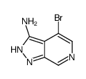 4-Bromo-1H-pyrazolo[3,4-c]pyridin-3-amine structure